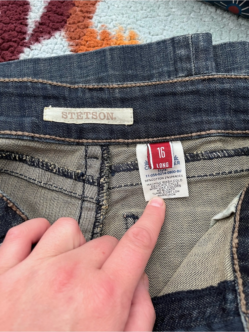 Stetson Mid Rise Trouser Long - Picture 3 of 3